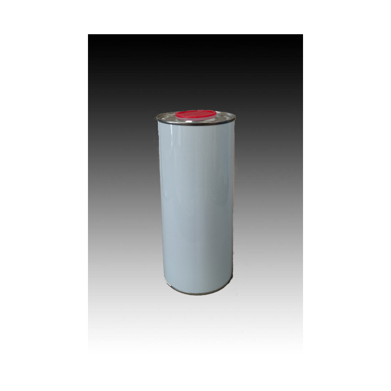 Bidon métal Cylindrique 250ml Perçage 24mm Blanc Ext/Nu Int
