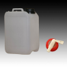Jerrican 5 Litres PE Naturel Gerbable