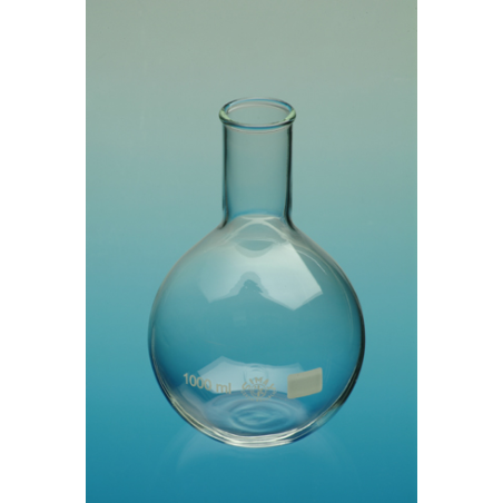 Ballon en Verre "SIMAX" à fond plat